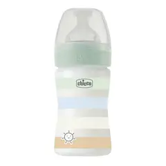 CHICCO - Mamadera de Plástico Well-Being PP 150 ml 0m+, Verde