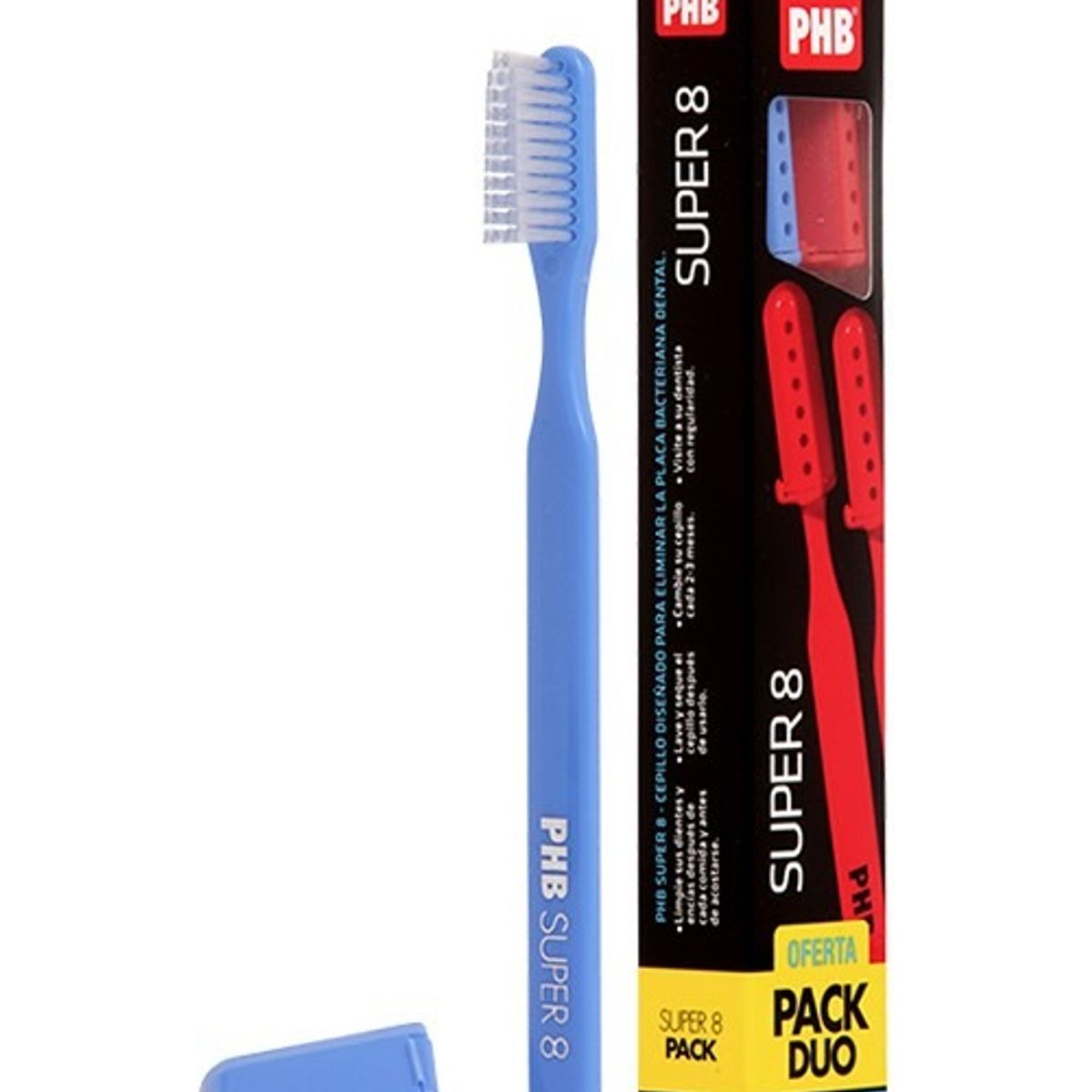 PHB - Phb Pack Duo Cepillo Dental Super 8 Medio