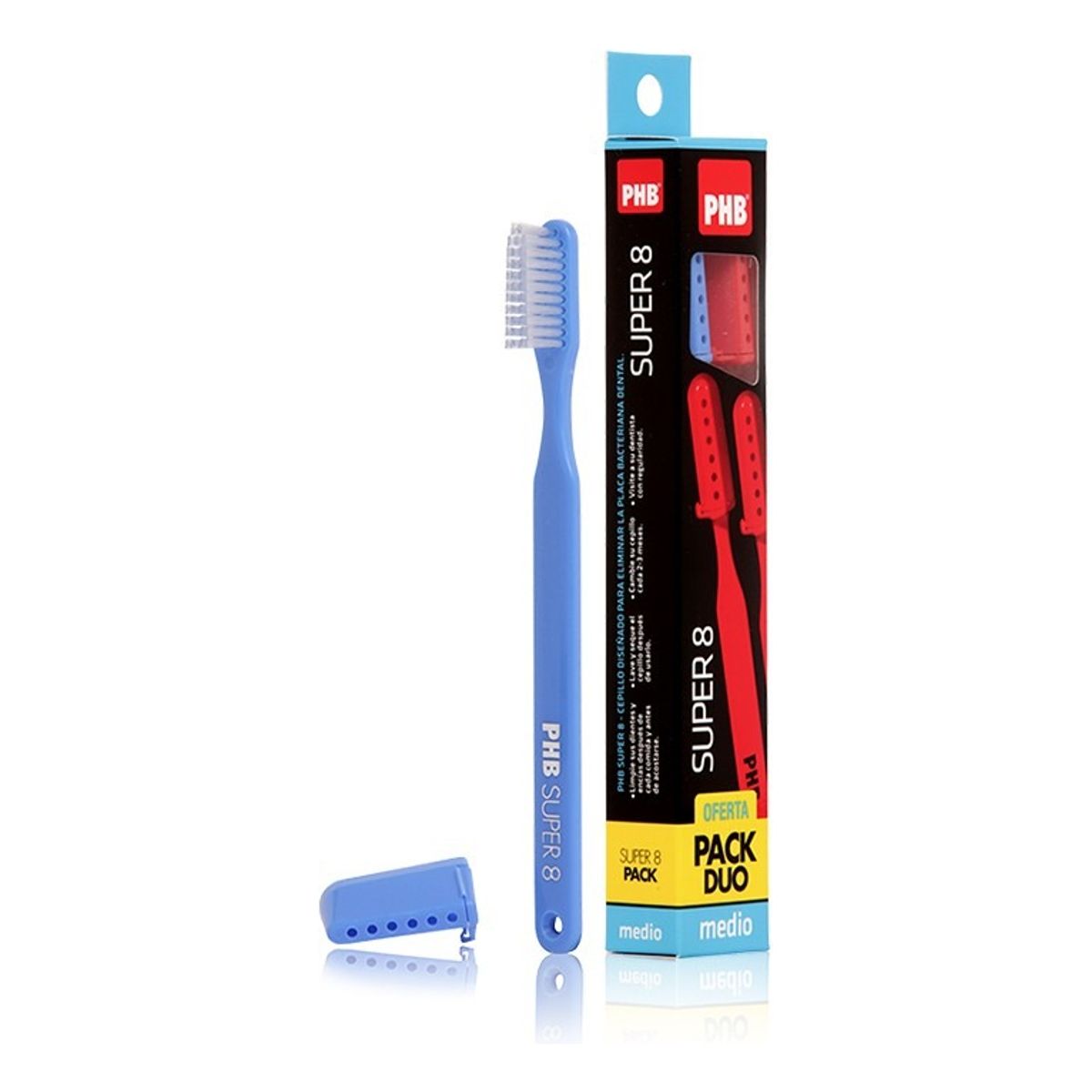 PHB - Phb Pack Duo Cepillo Dental Super 8 Medio
