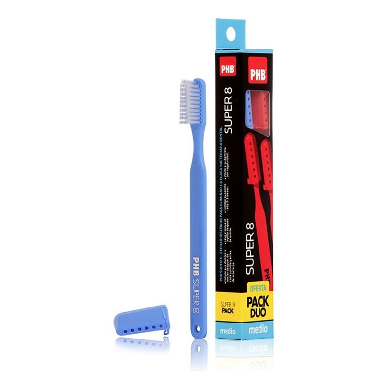 PHB - Phb Pack Duo Cepillo Dental Super 8 Medio