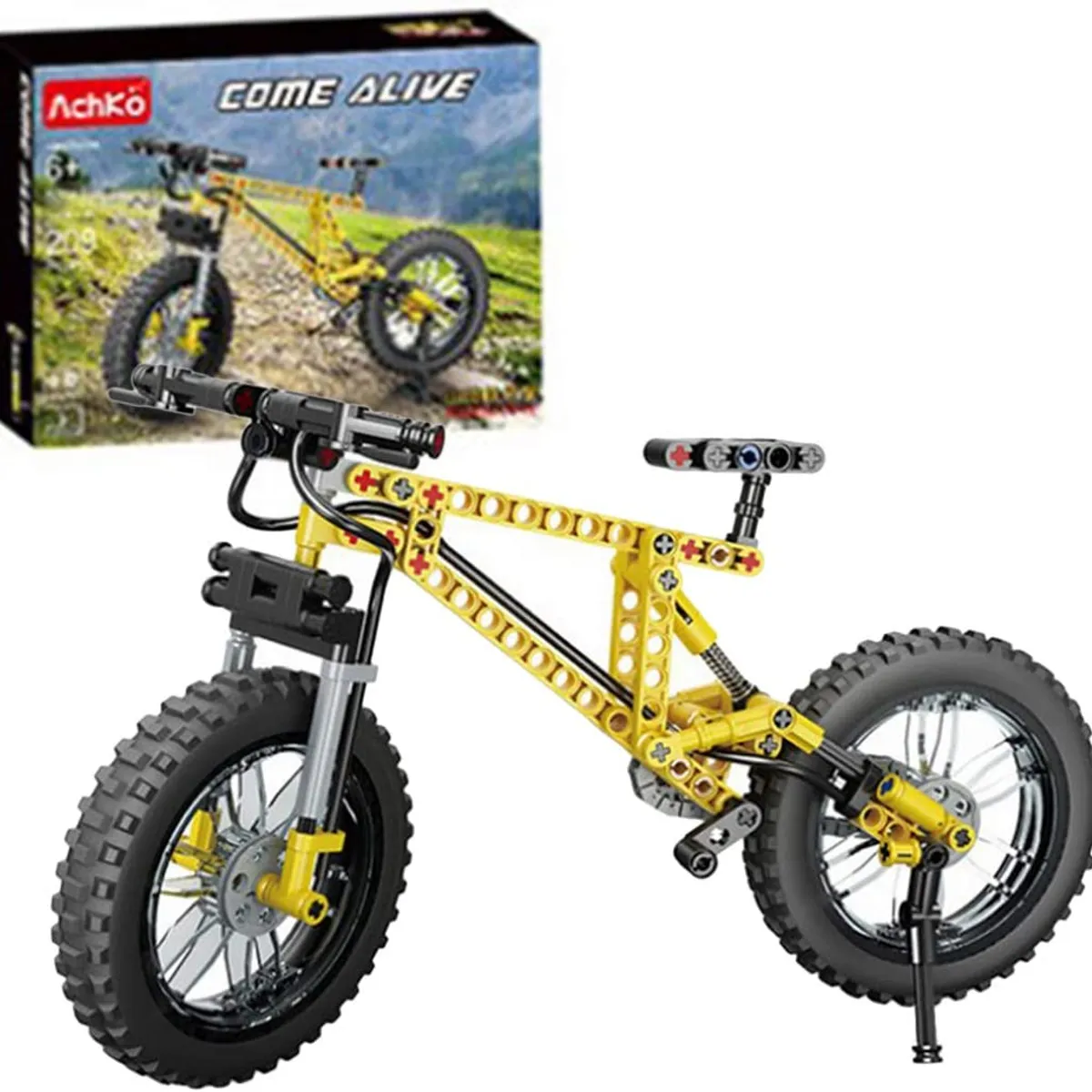 GENERICO - Juego Bloques De Construccion Bicicleta Armable 209 Pzs