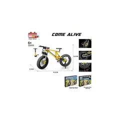 GENERICO - Juego Bloques De Construccion Bicicleta Armable 209 Pzs