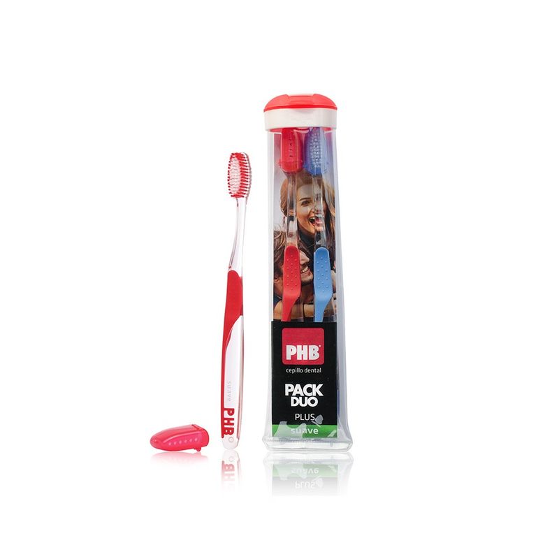 PHB - Phb Plus Pack Duo Cepillo Dental Suave + Estuche
