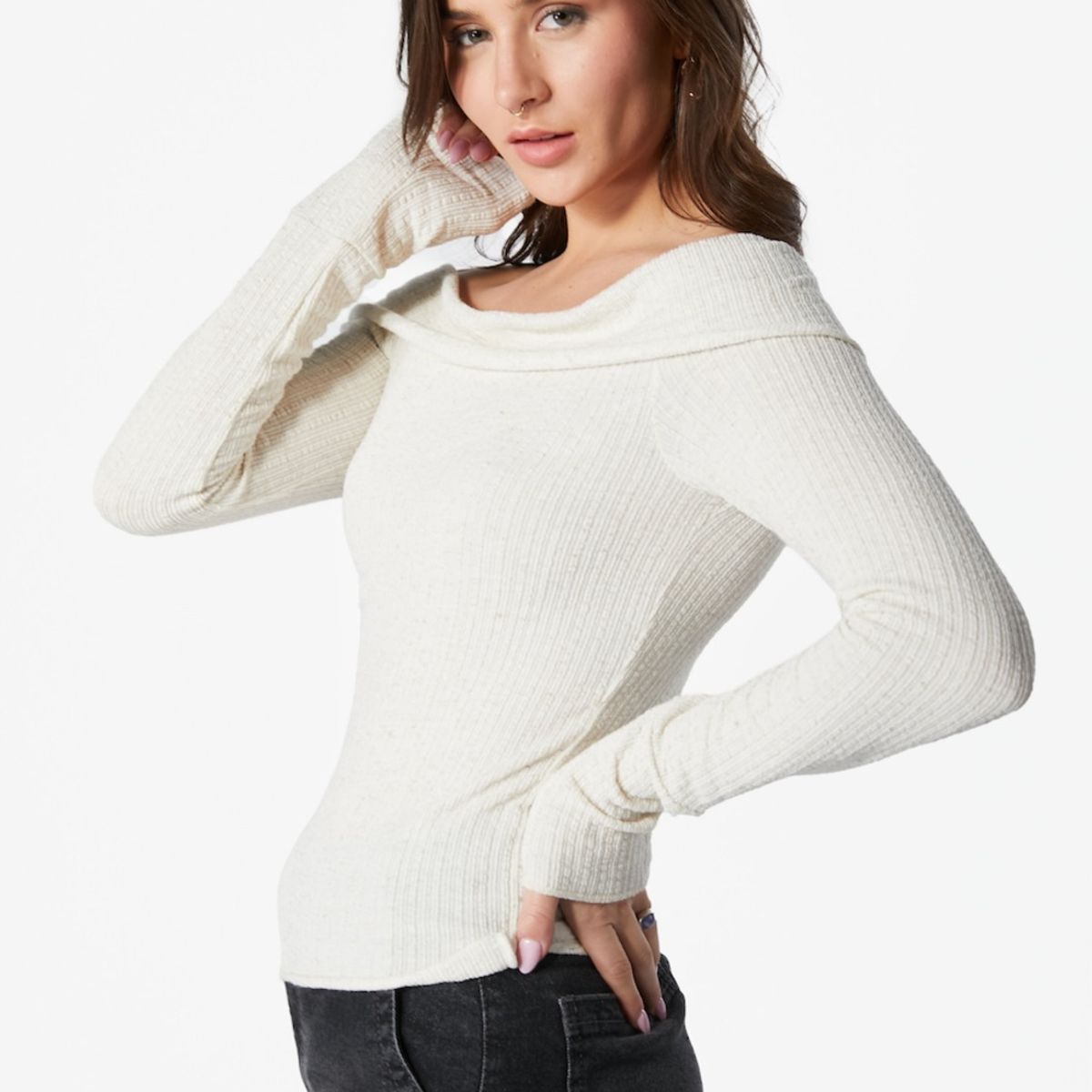 EFESIS - SWEATER KLIM REGULAR ESCOTE BARDOT EFESIS
