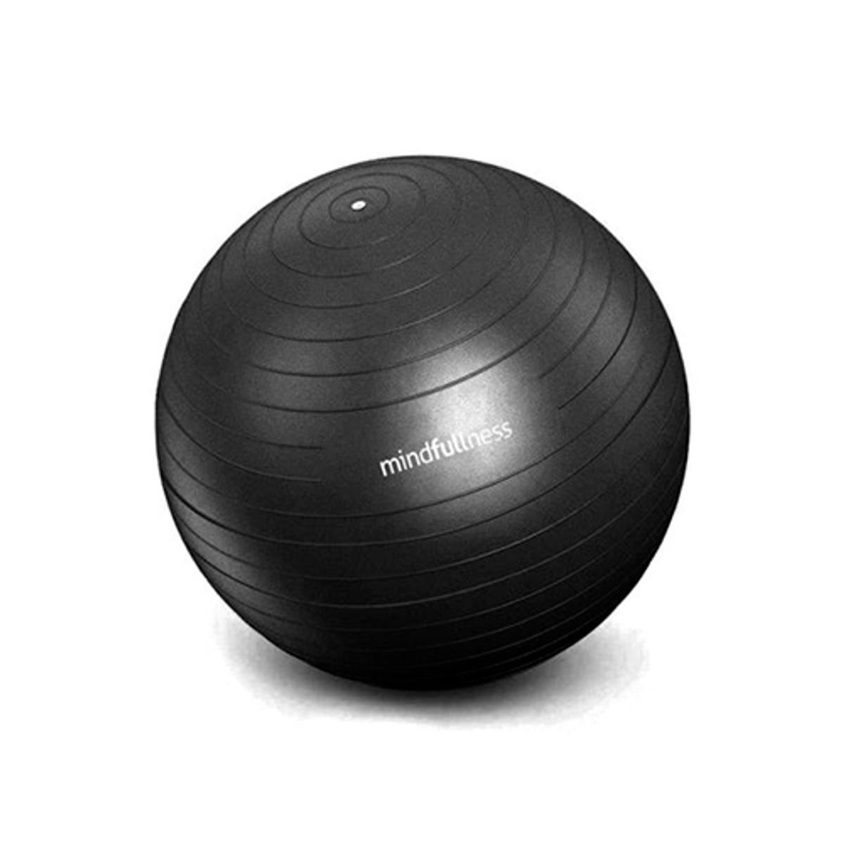 PLUSFIT - Balon Fitball Pilates 75CM Diametro Mind Negro