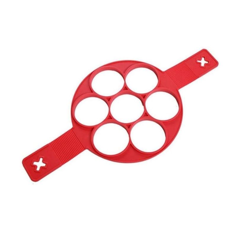 GENERICO - Molde Para Panqueques De Silicona Huevos 7 Espacios