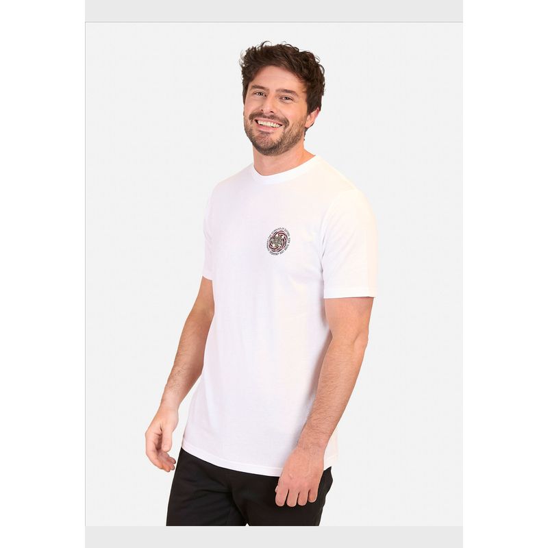MAUI AND SONS - Polera MC Asphalt Aspen Blanco Hombre Maui And Sons