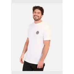 MAUI AND SONS - Polera MC Asphalt Aspen Blanco Hombre