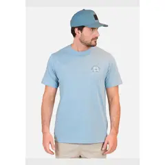 MAUI AND SONS - Polera MC Cal Beach Celeste Hombre