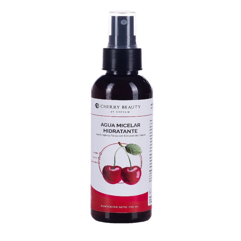 COESAM - Agua Micelar Hidratante para limpieza Facial con Extracto de Cereza.-