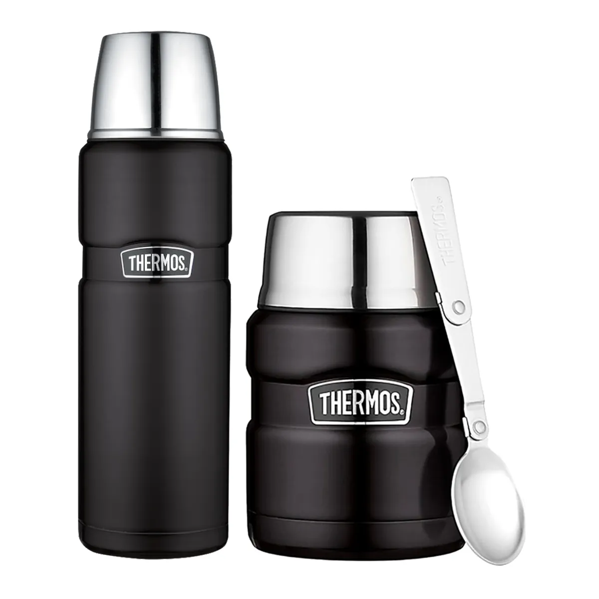 THERMOS - PACK TERMO DE COMIDA +LIQUIDO KING NEGRO