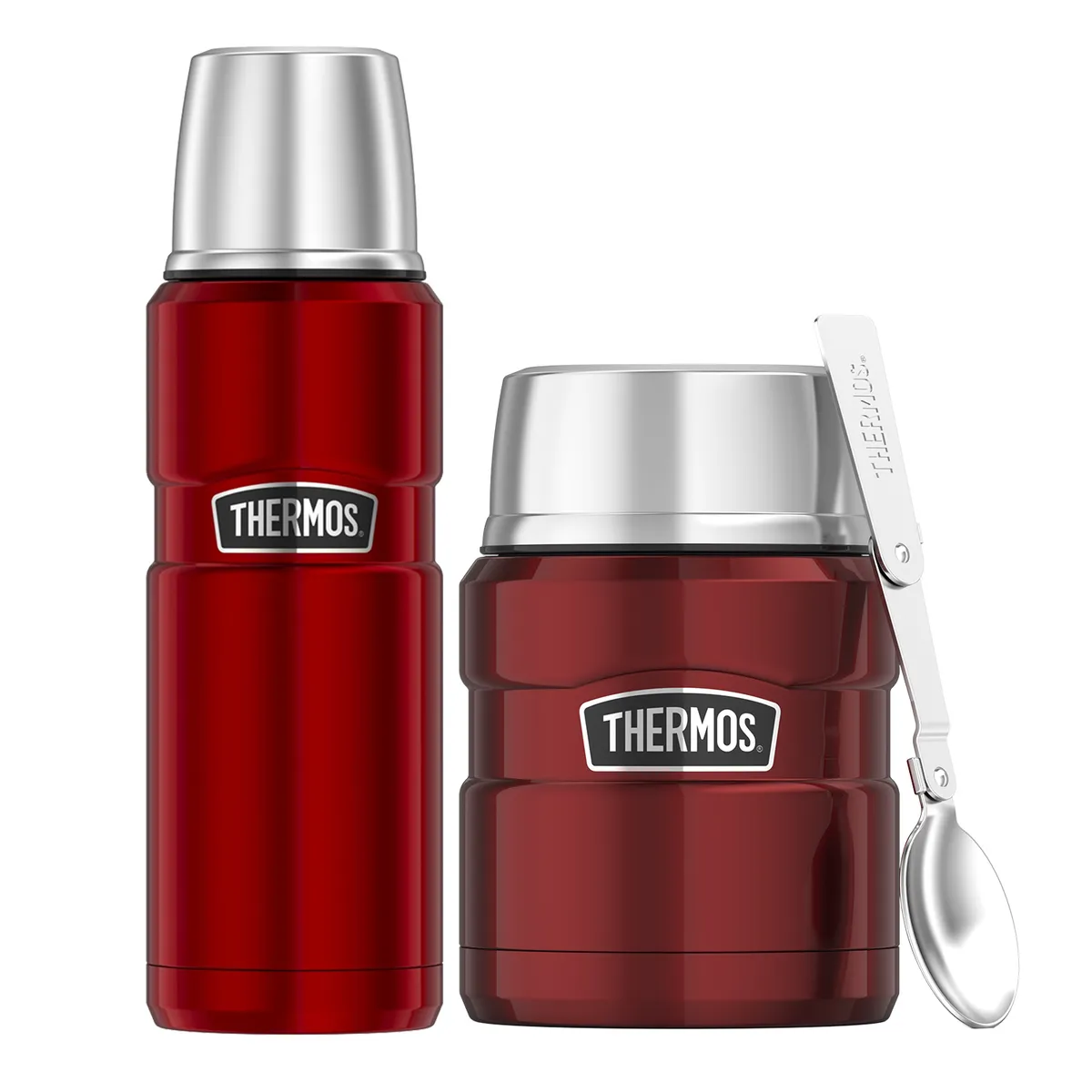 THERMOS - PACK TERMO DE COMIDA + LIQUIDO KING ROJO
