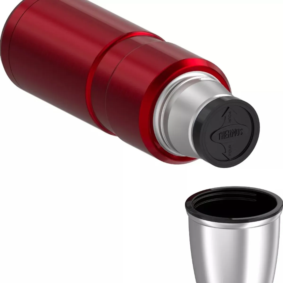 THERMOS - PACK TERMO DE COMIDA + LIQUIDO KING ROJO