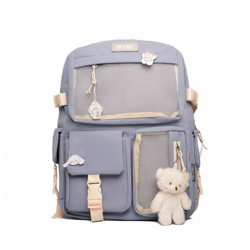 GENERICO - Mochila Pop Street Kustomized Bear Blue