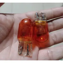 GENERICO - Par ampolletas halógenas autos 12v 215w T20 Doble contacto