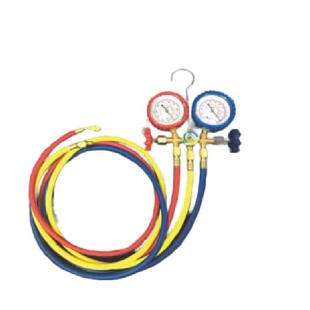 GENERICO - Manómetro R410a R134a R404a Incluye Mangueras