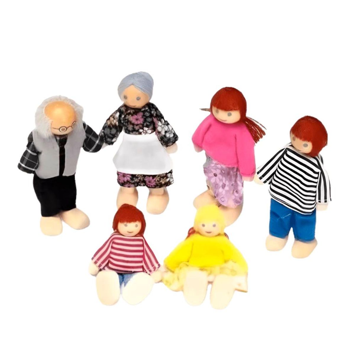 ARTIDIX - Set De Familia De Tela 6 Unidades PB-C8