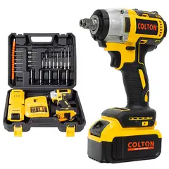 WATSON - Llave Impacto 350N/M Colton + Accesorios + 2 Baterías