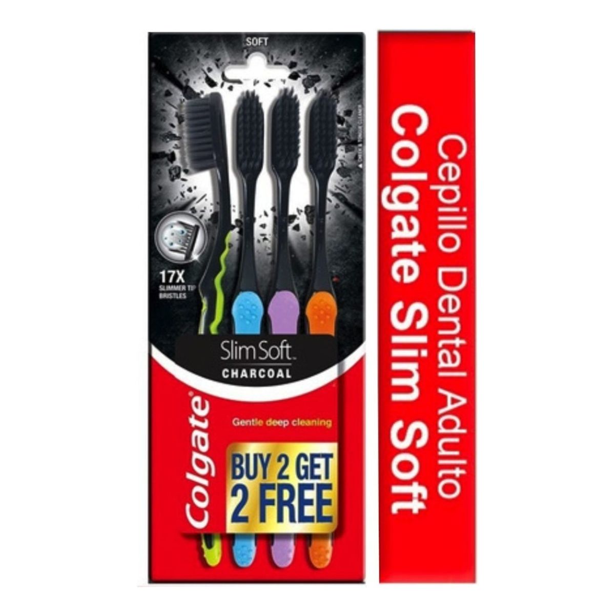 COLGATE - Colgate Slim Soft X 1  pack 4 Unidades