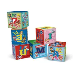 PAW PATROL - Cubo Soft Letras Y Numeros Pronobel