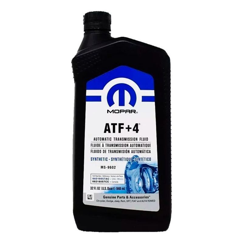 GENERICO - Aceite Transmisión Automática Atf+4 Original Mopar 946 Ml.