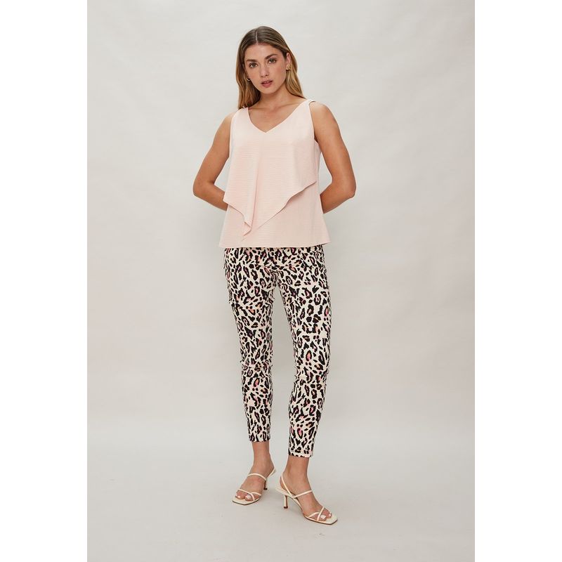 ASH - Blusa Sin Mangas Rosado Mujer Ash