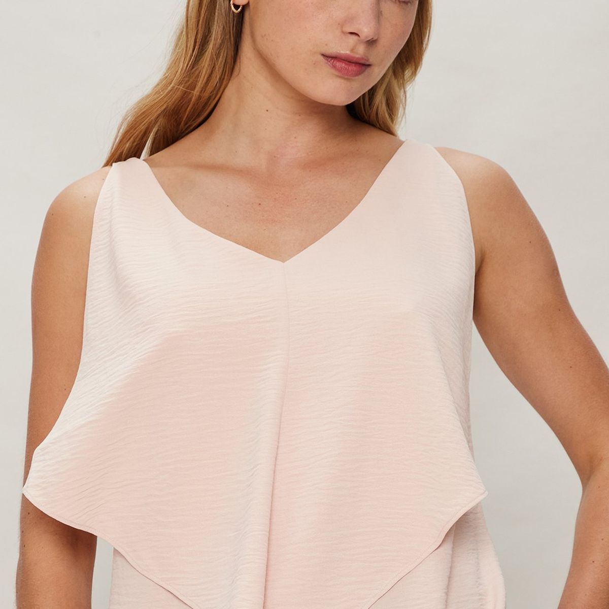 ASH - Blusa Sin Mangas Rosado Mujer Ash