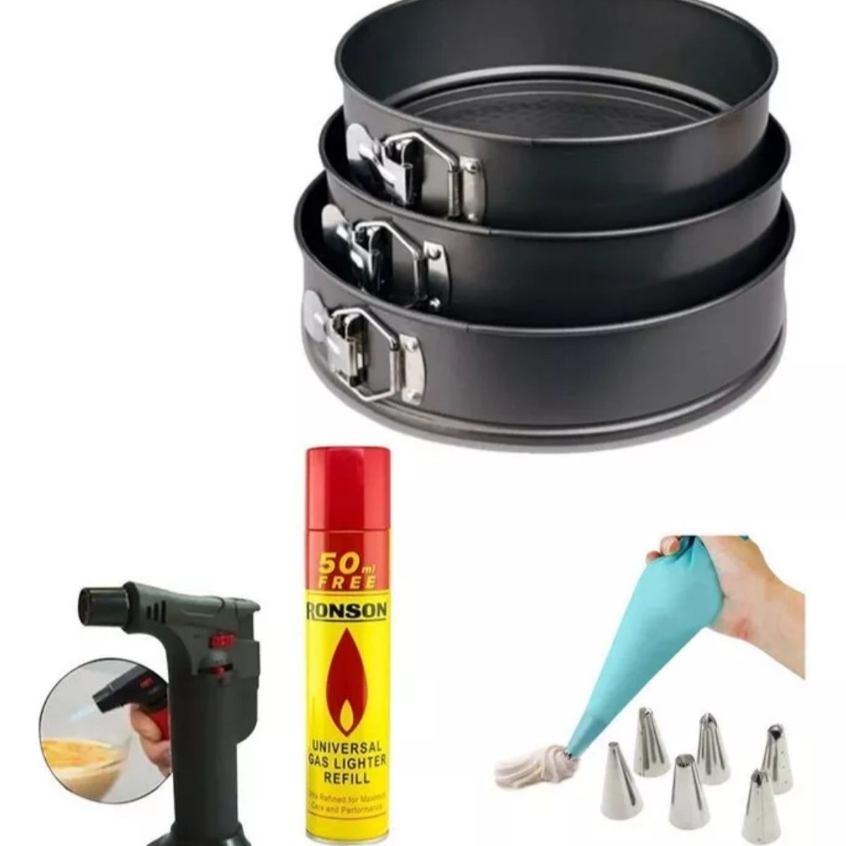 GENERICO - Molde Reposteria  Soplete Gas  Manga Pastelera