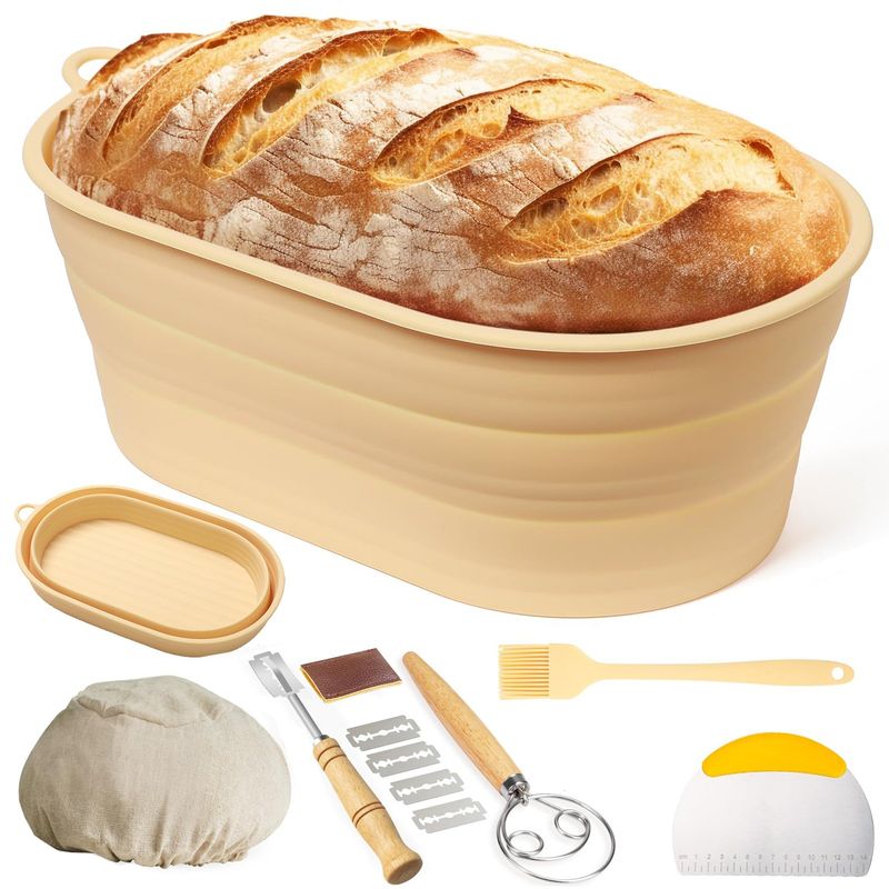 AIZO - Set Para Hornear Pan Para Principiantes Moldes