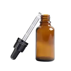 TERPENIC - Frasco de vidrio ámbar con gotario graduado y sello de seguridad 30ml