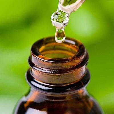 Imagen 2 del producto Frasco de vidrio ámbar con tapa negra 100ml