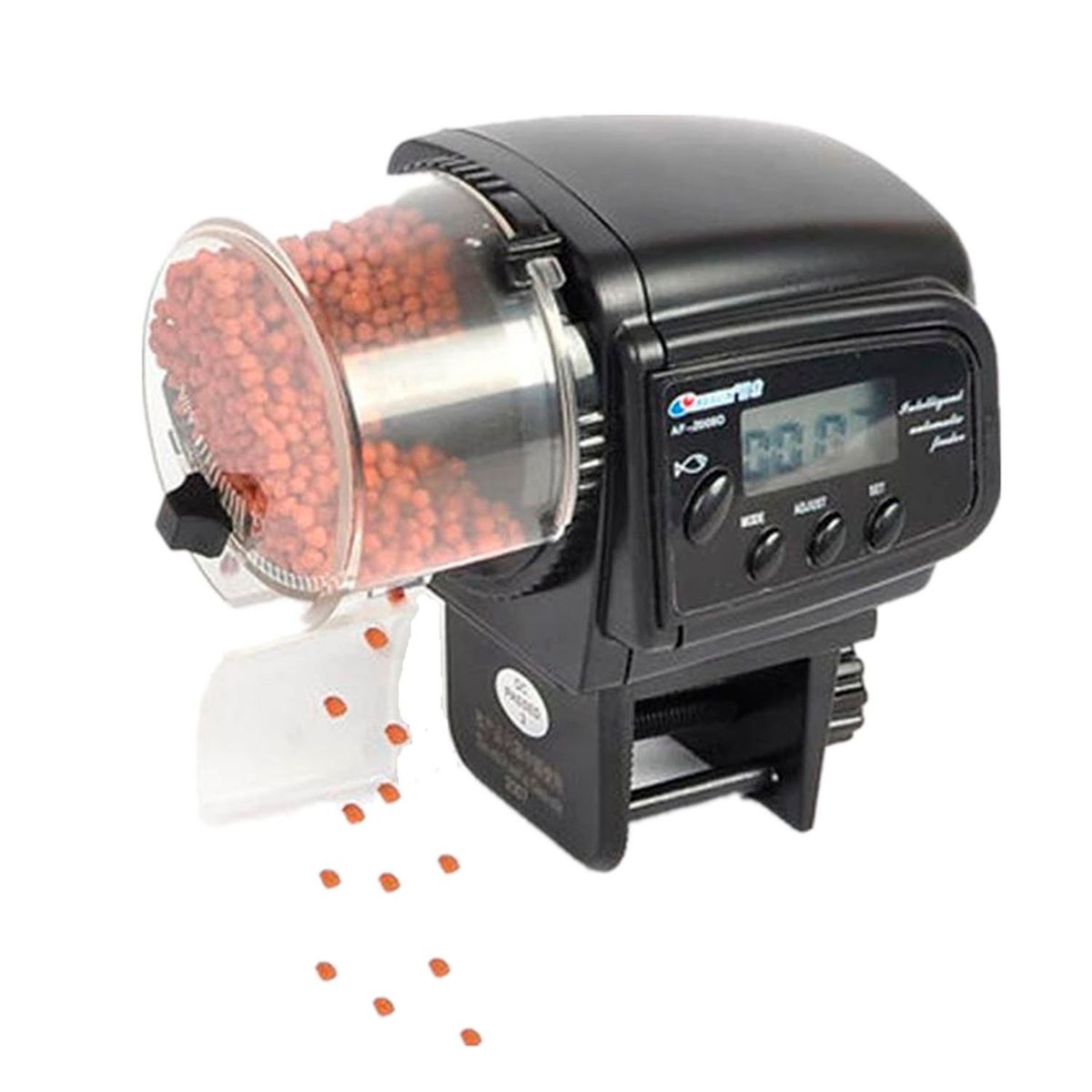 GENERICO - Alimentador Digital Automático Peces Tortugas Af2009d.