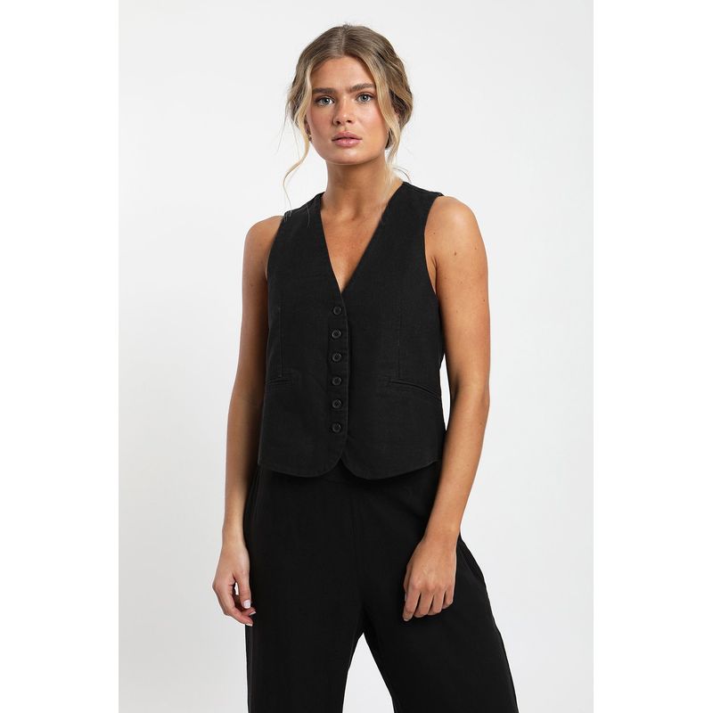 FROENS - Blusa Sandalo negro.
