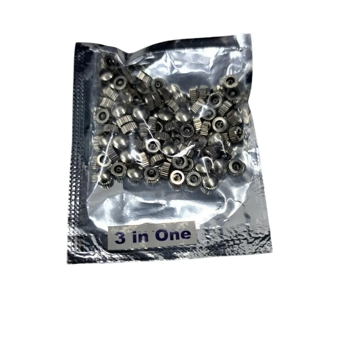 GENERICO - Coronas Para Relojes Plateadas