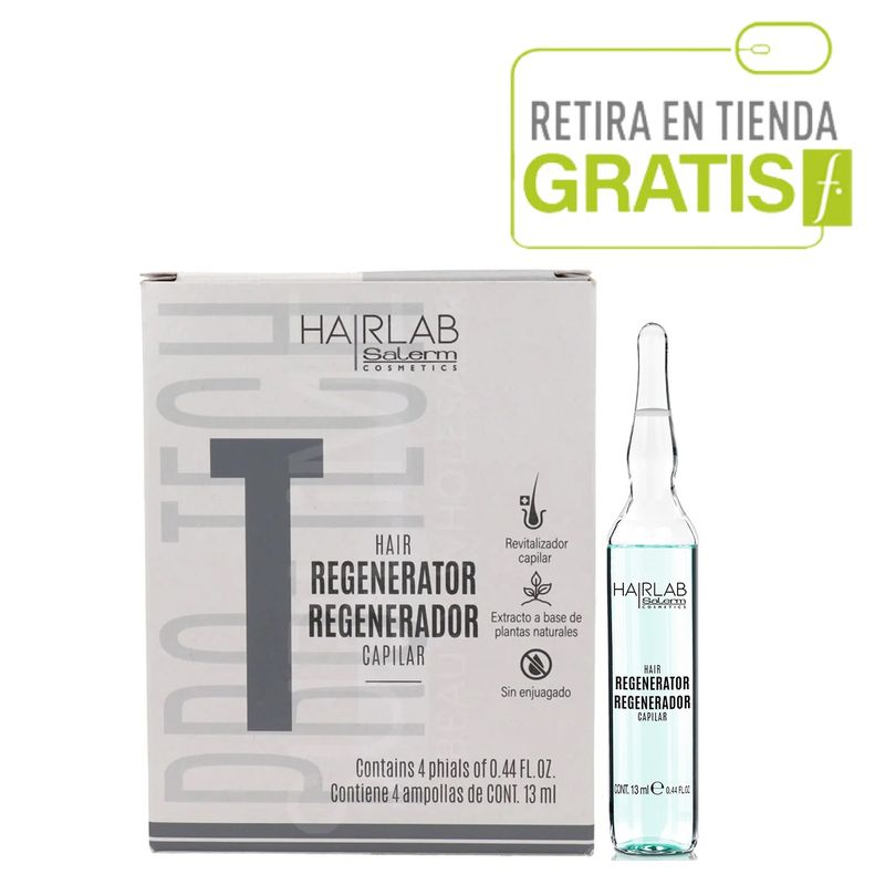 SALERM - SALERM Pack 4 Ampollas Regeneradora Anticaída