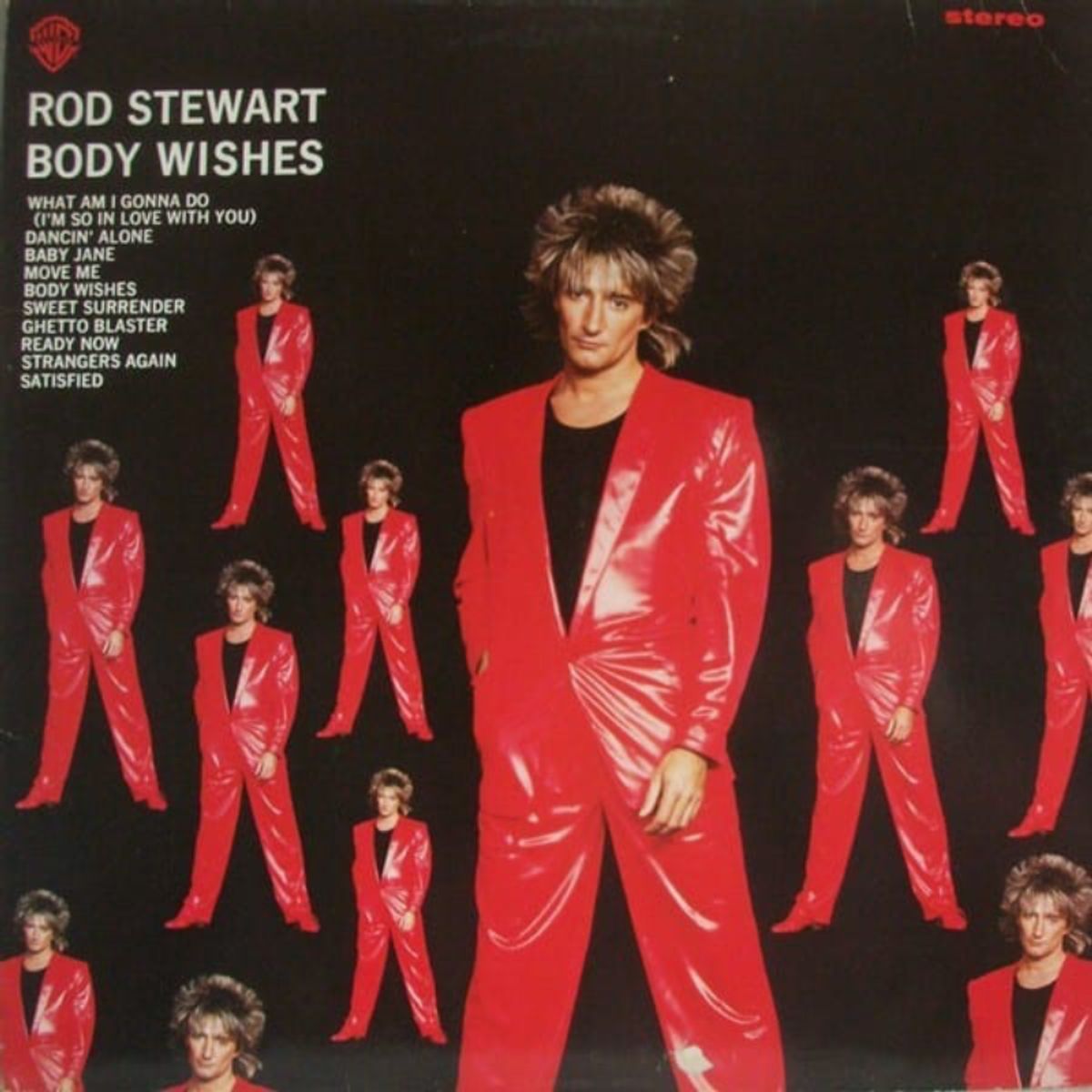GRUPO LASER DISC - VINILO ROD STEWART BODY WISHES + MAGAZINE 1LP