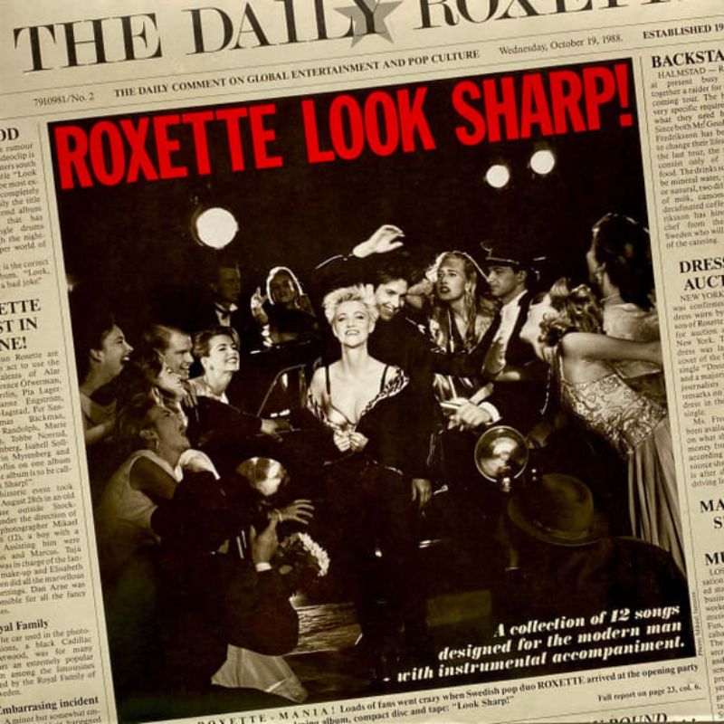 GRUPO LASER DISC - VINILO ROXETTE LOOK SHARP 1LP