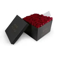 GENERICO - Caja De Rosas Rose Di Palace - 64 Rosas Naturales