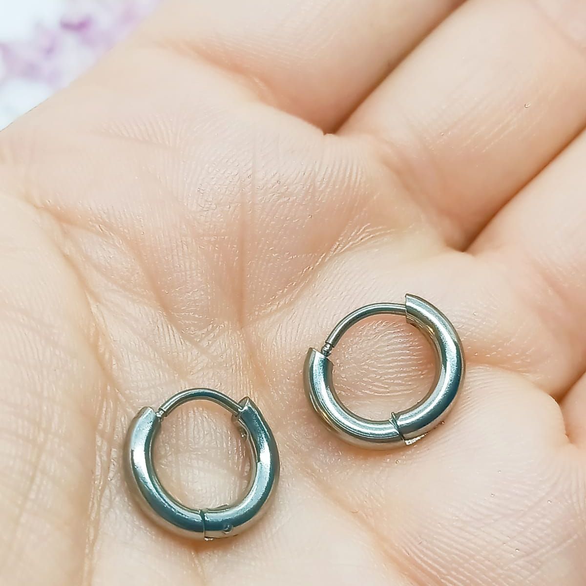 ELBAULDEJUMA - Argollas Huggies chicas 8mm Hipoalergenicas