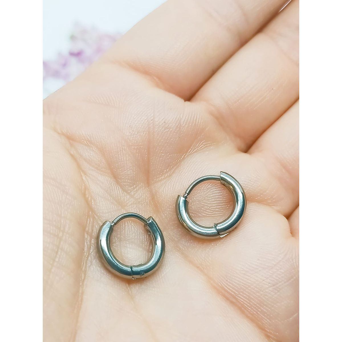 ELBAULDEJUMA - Argollas Huggies chicas 8mm Hipoalergenicas