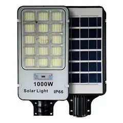 GENERICO - Foco Solar 1000 Whatts Con Sensor De Movimiento Ip66