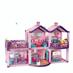 OEM - Casa de Muñecas Infantil con Muebles y Animales