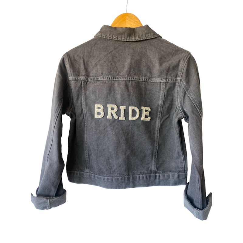 GENERICO - Chaqueta jeans bride gris oscuro M - novia matrimonio
