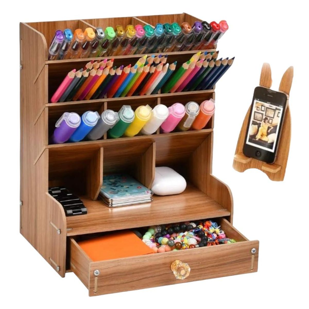 GENERICO - Organizador Escritorio 12 Compartimientos Cajón Porta Lápices