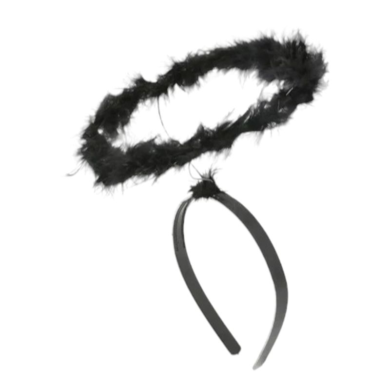 GENERICO - Cintillo angel negro despedida de soltera