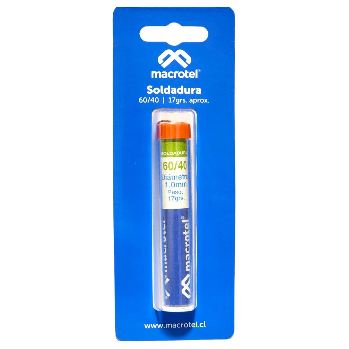 MACROTEL - Soldadura de lápiz Macrotel 60/40 17 gr