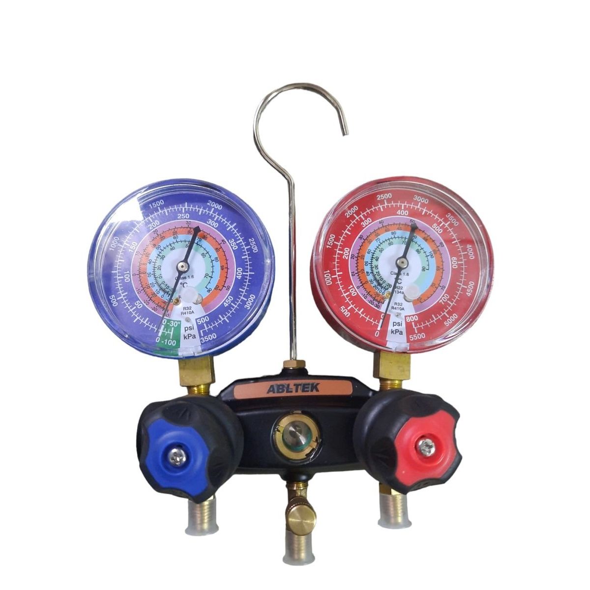 GENERICO - Manómetro R410a R32 R22 R134a Incluye Mangueras