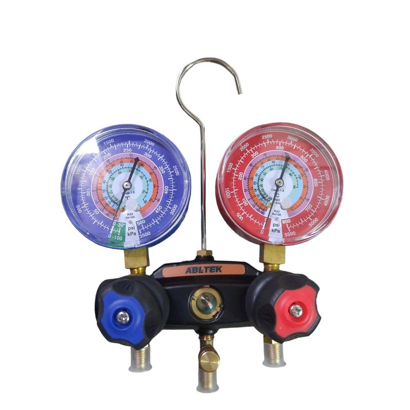 GENERICO - Manómetro R410a R32 R22 R134a Incluye Mangueras