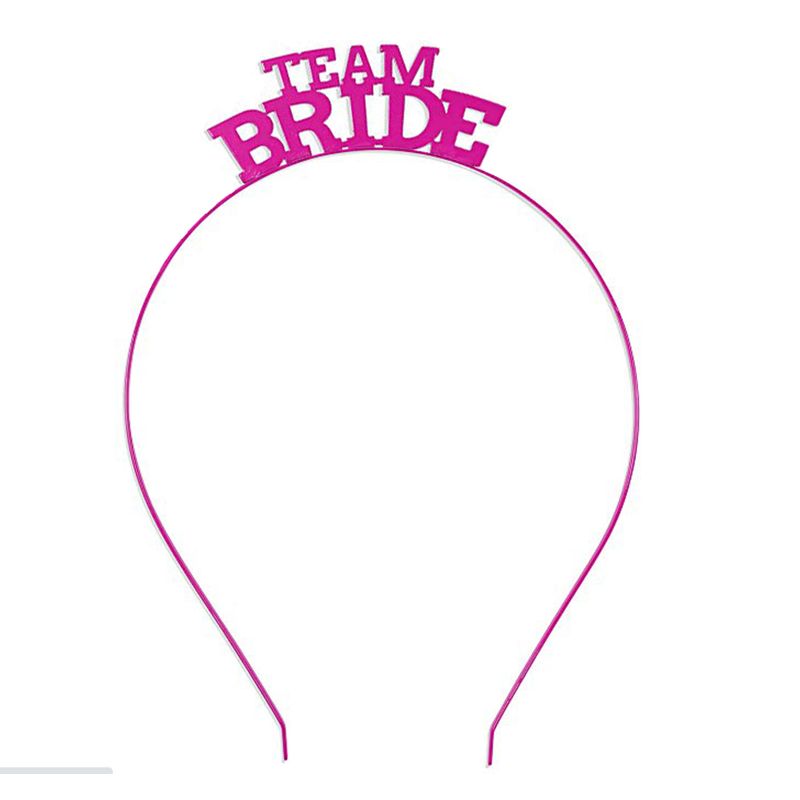 GENERICO - Cintillo team bride rosado despedida de soltera