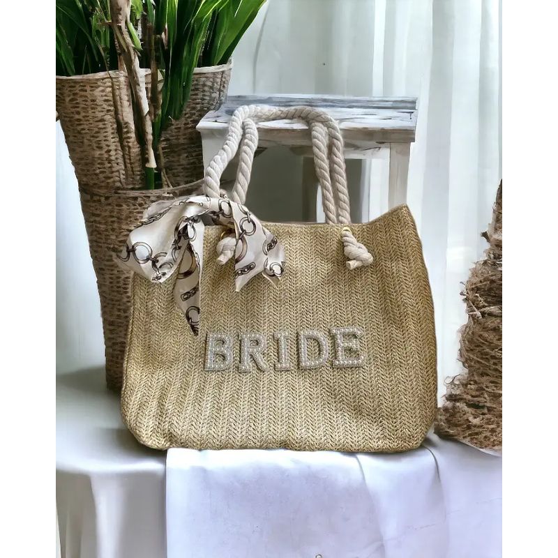 GENERICO - Bolso Bride playa pañuelo - novia matrimonio